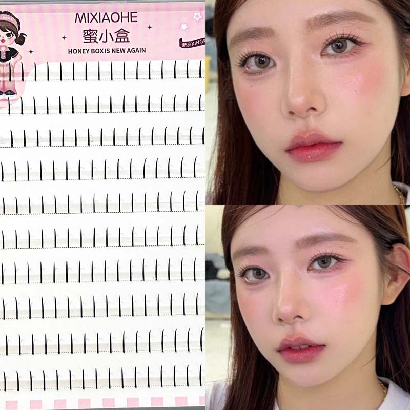 Eyelash Extension Japanese Style - Mixiaohe 60/200 Clusters Fairy Lashes, Japanese