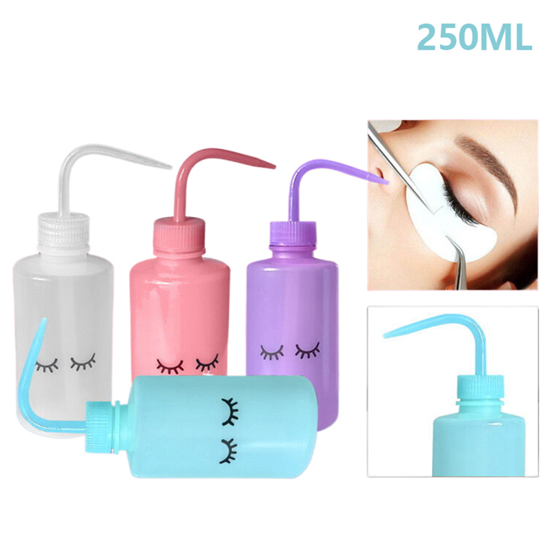 Refill Eyelash Extension - 250Ml Plastic Squeeze Rinse Bottle Safety