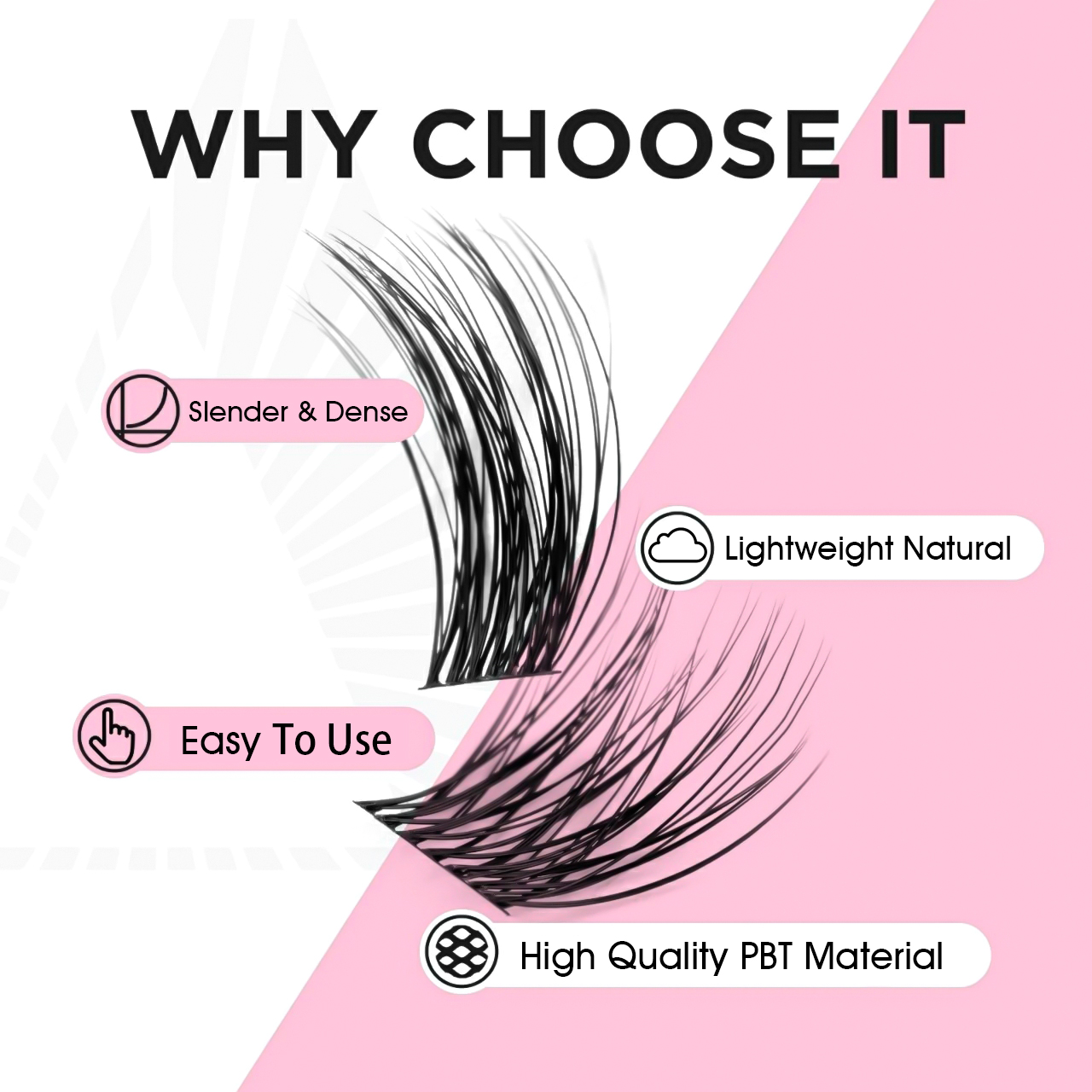 YUANZHIJIE 36PCS Cluster Cat E - Eyelash Extension Cat Eye Wispy review and price