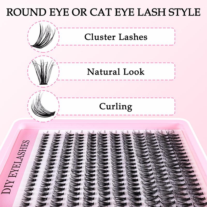 Natural Cluster Feathe-r Lash  - Eyelash Extension Natural review and price