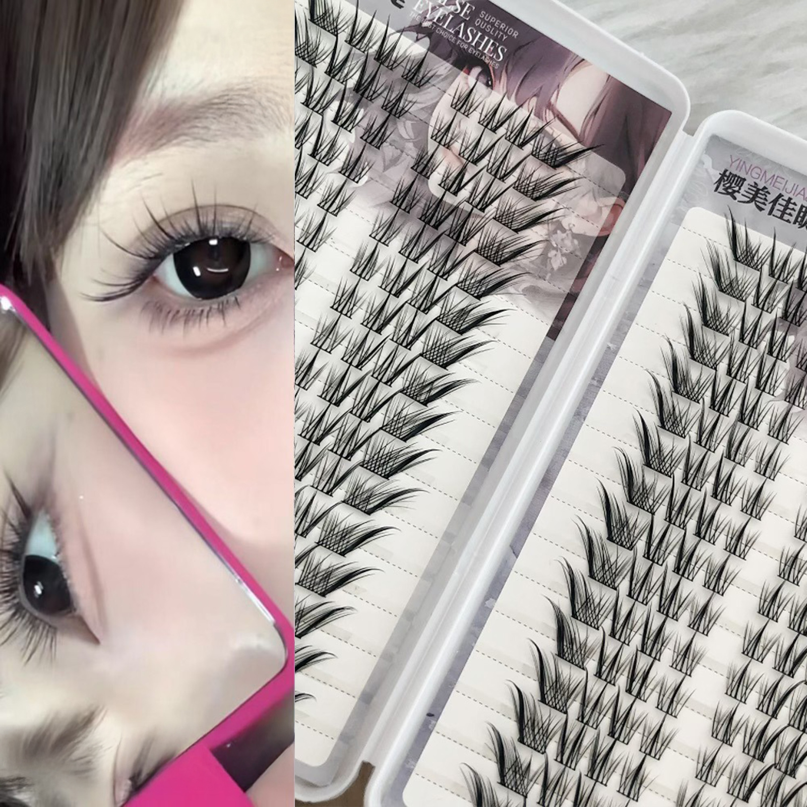 Charming Foxes Eye Lashes Clus - Eyelash Extension In Chinese review and price