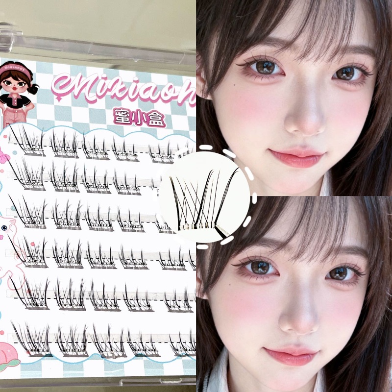 Mixiaohe Glue Free Straight La - Eyelash Extension Natural review and price