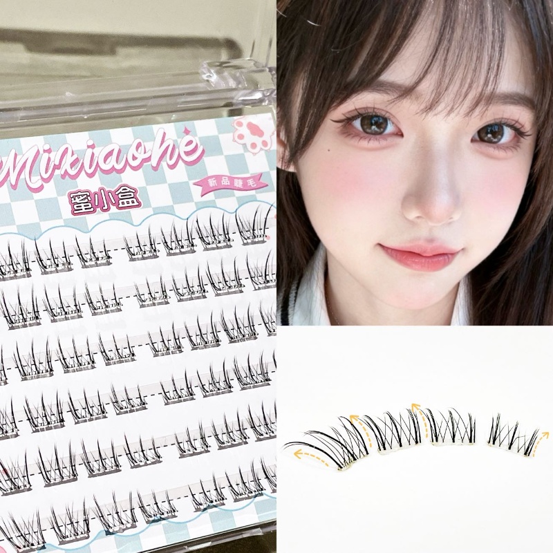 Mixiaohe Glue Free Straight La - Eyelash Extension Natural review and price