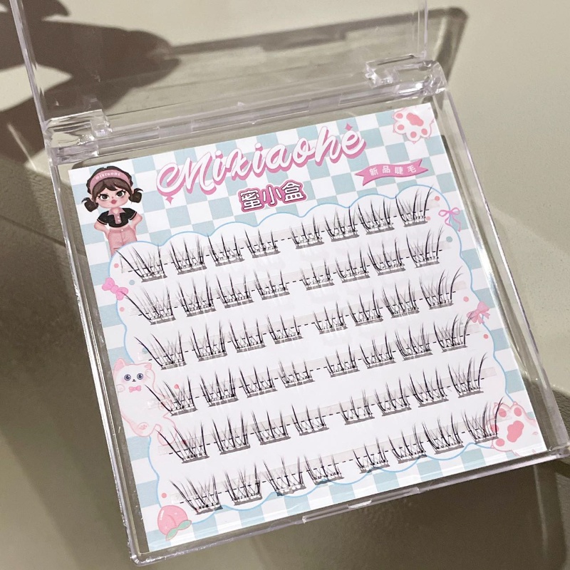 Mixiaohe Glue Free Straight La - Eyelash Extension Natural review and price