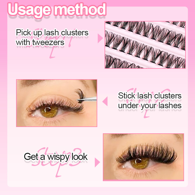 Individual Lashes Eyelash tuft - Eyelash Extension Natural review and price