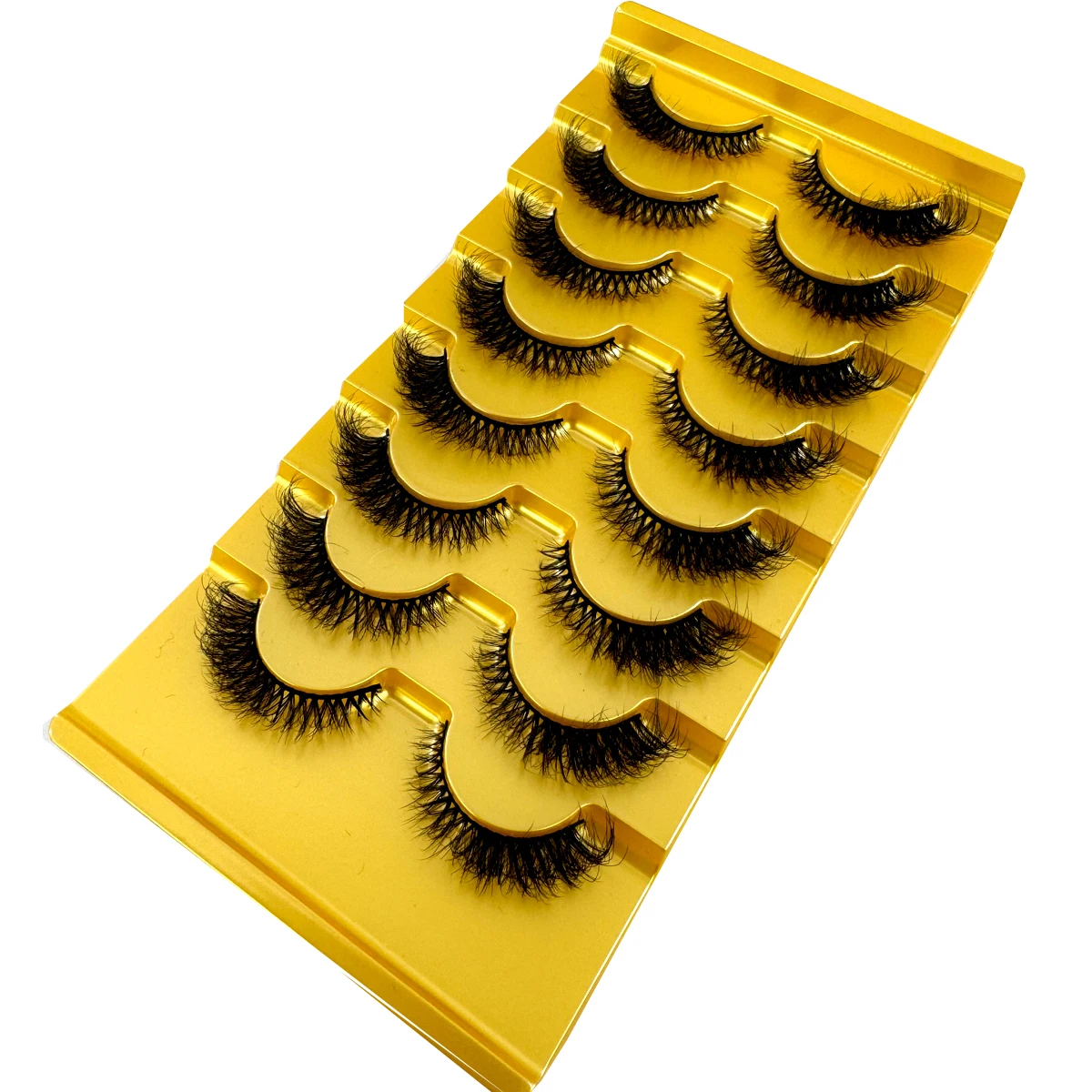 HBZGTLAD New 8 pairs of cat ey - Eyelash Extension Cat Eye Wispy review and price