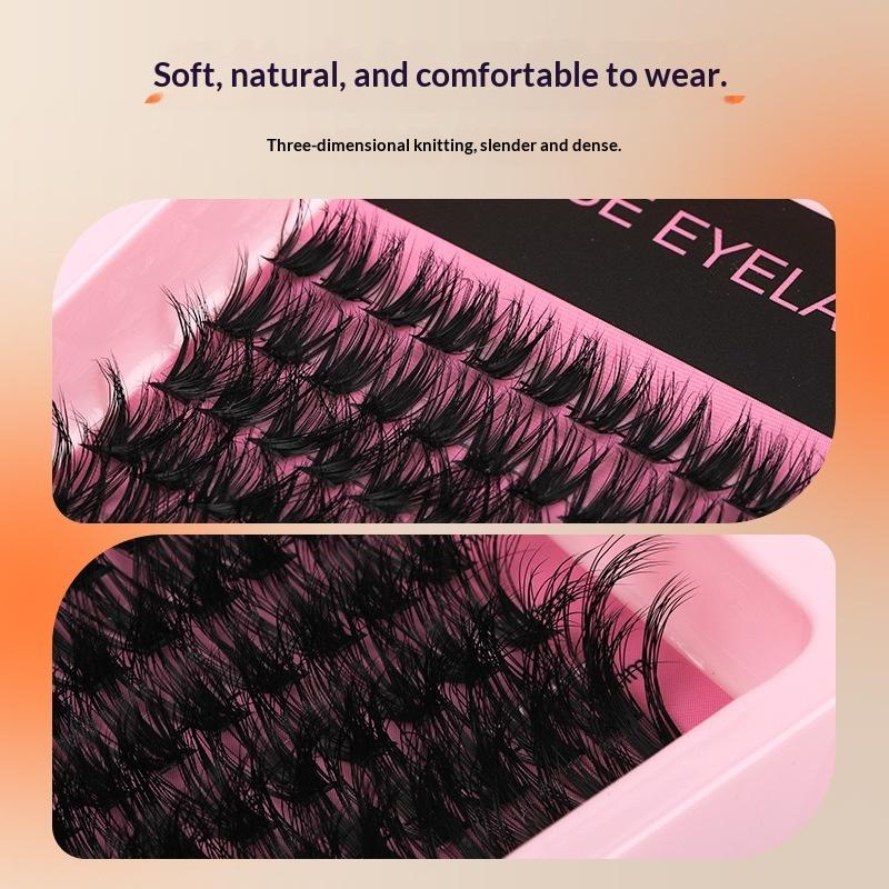 10Row 140 Clusters Fluffy Thic - Eyelash Extension Natural review and price