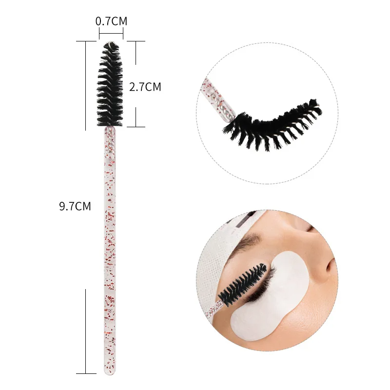 50pcs Eyelash Brushes Mascara  - Eyelash Extension Jakarta review and price