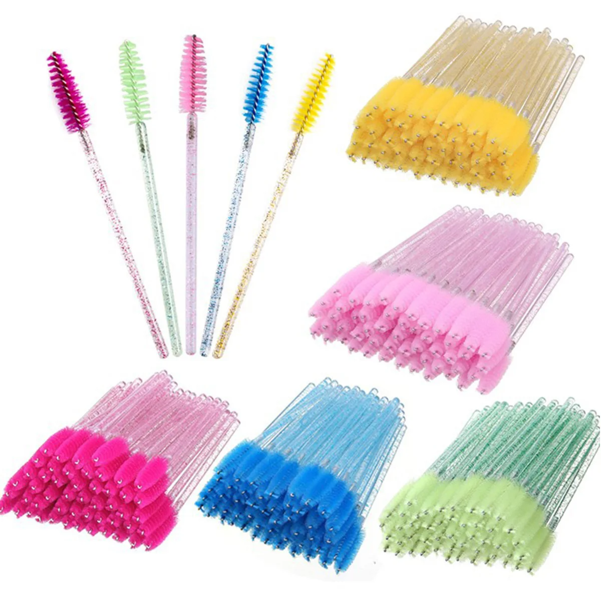 50pcs Eyelash Brushes Mascara  - Eyelash Extension Jakarta review and price