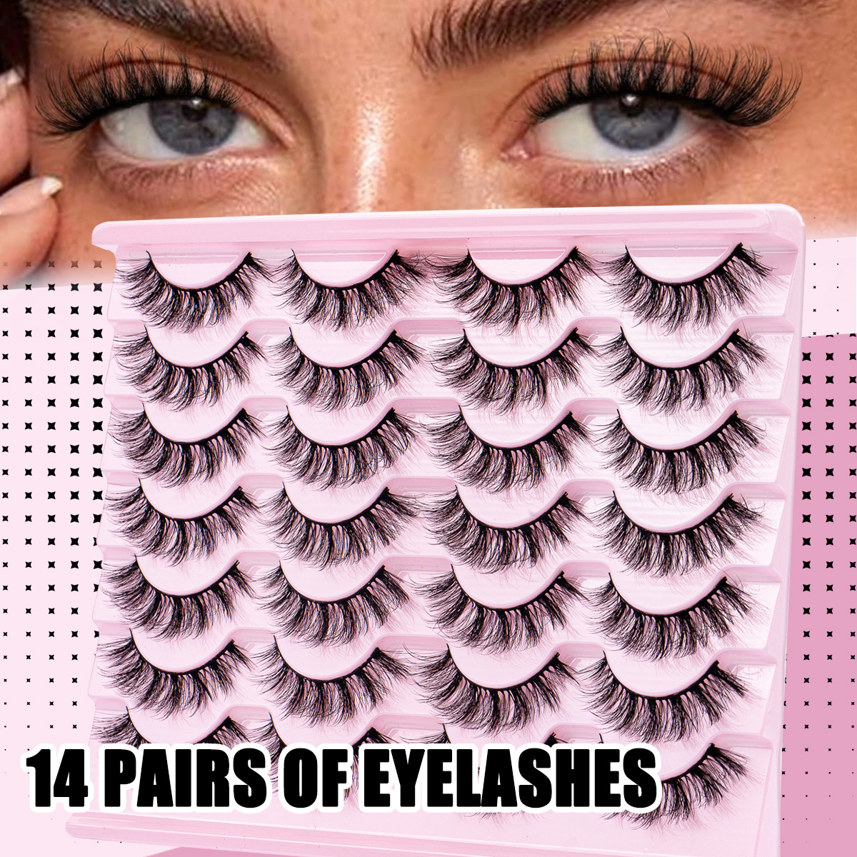 Cat Eye Lashes Faux Mink Eyela - Eyelash Extension Cat Eye Wispy review and price