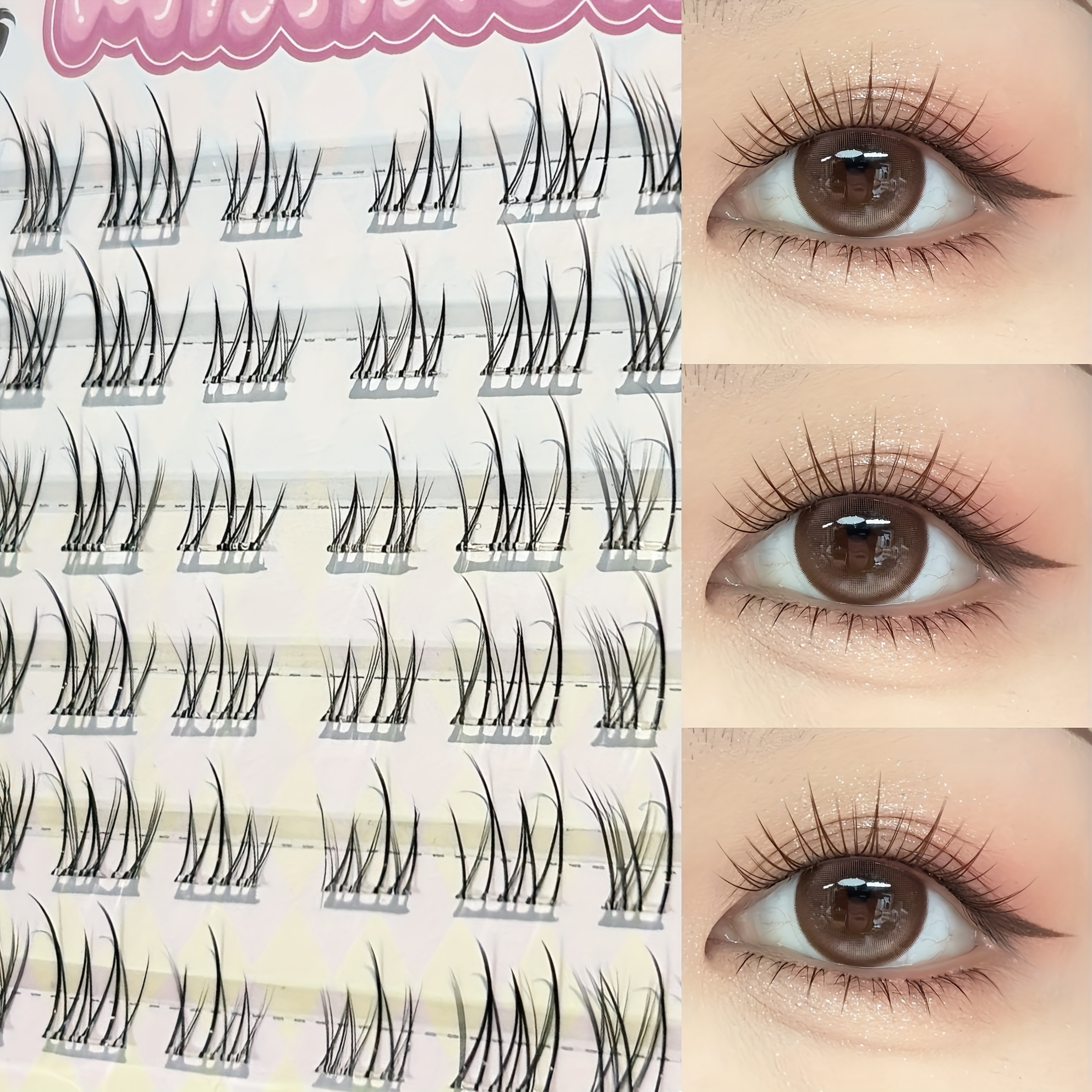 Mixiaohe Glue-Free Natural Las - Eyelash Extension Natural review and price