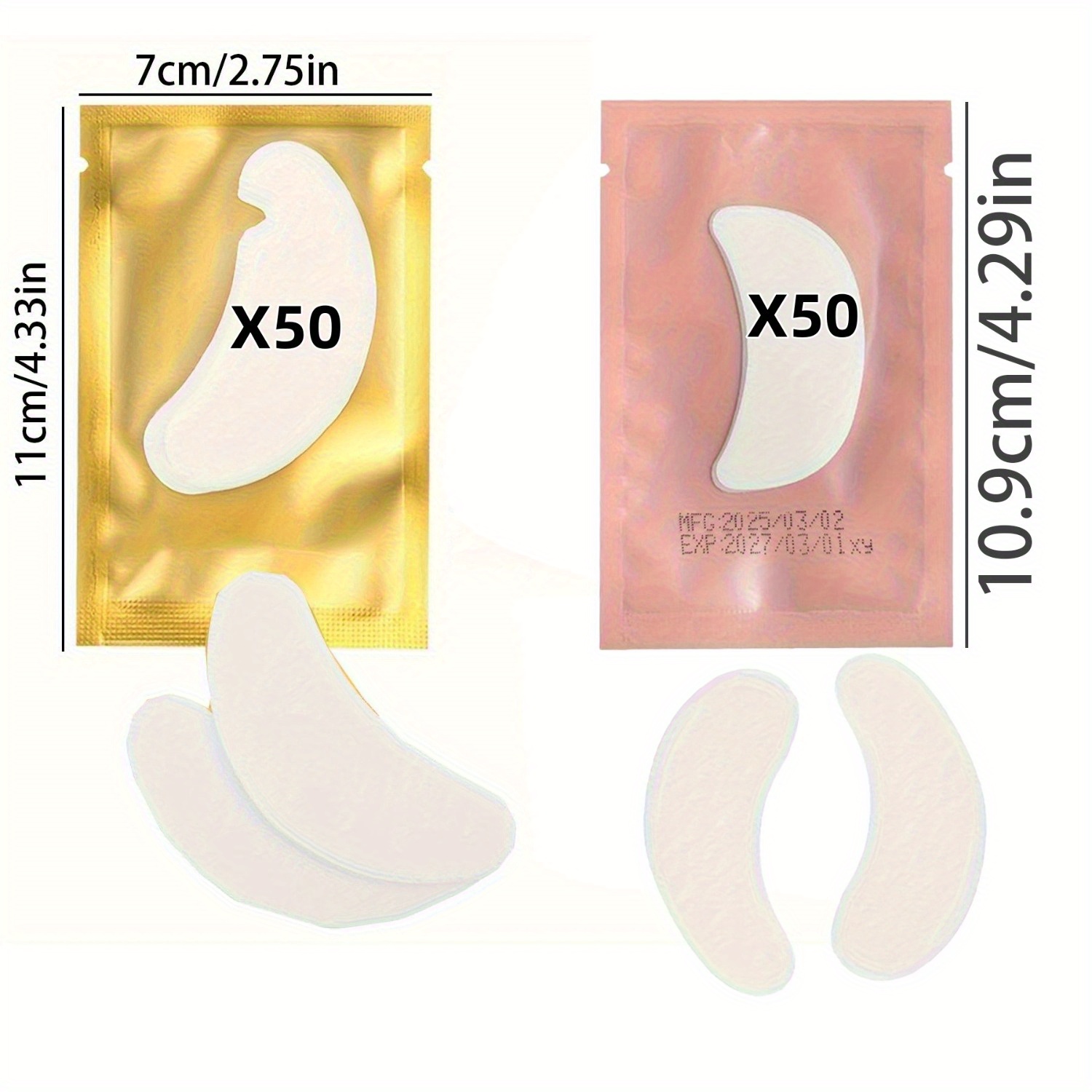 100Pcs Reusable Hydrogel Eye P - Eyelash Extension Eye Mask review and price
