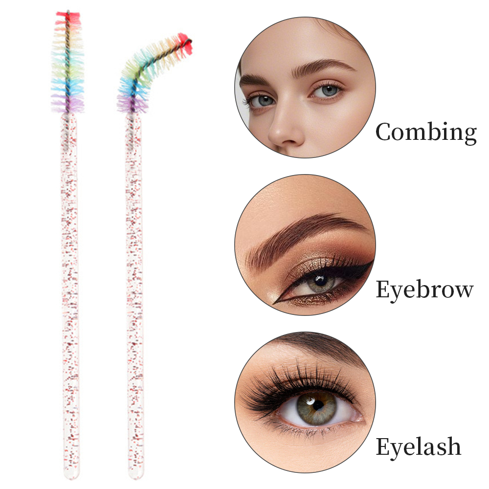 50PCS Rainbow Crystal Eyelash  - Eyelash Extension Jakarta review and price