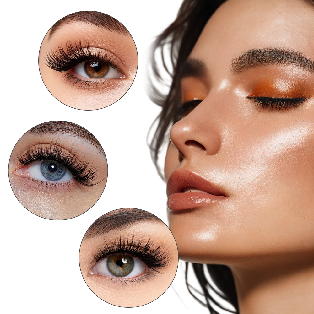 50PCS Rainbow Crystal Eyelash  - Eyelash Extension Jakarta review and price