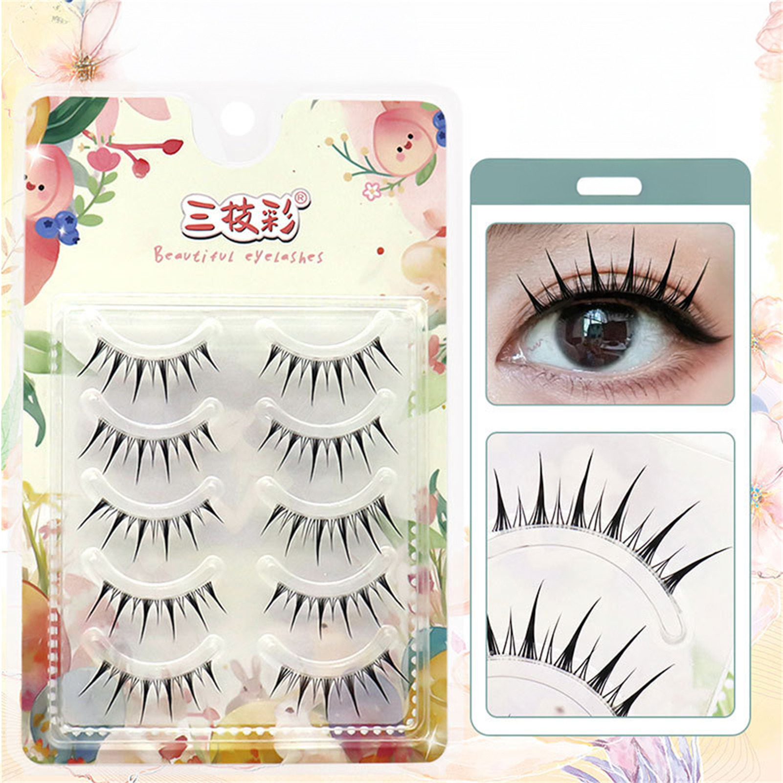 5 Pairs Japanese Korean Style  - Eyelash Extension Japanese Style review and price