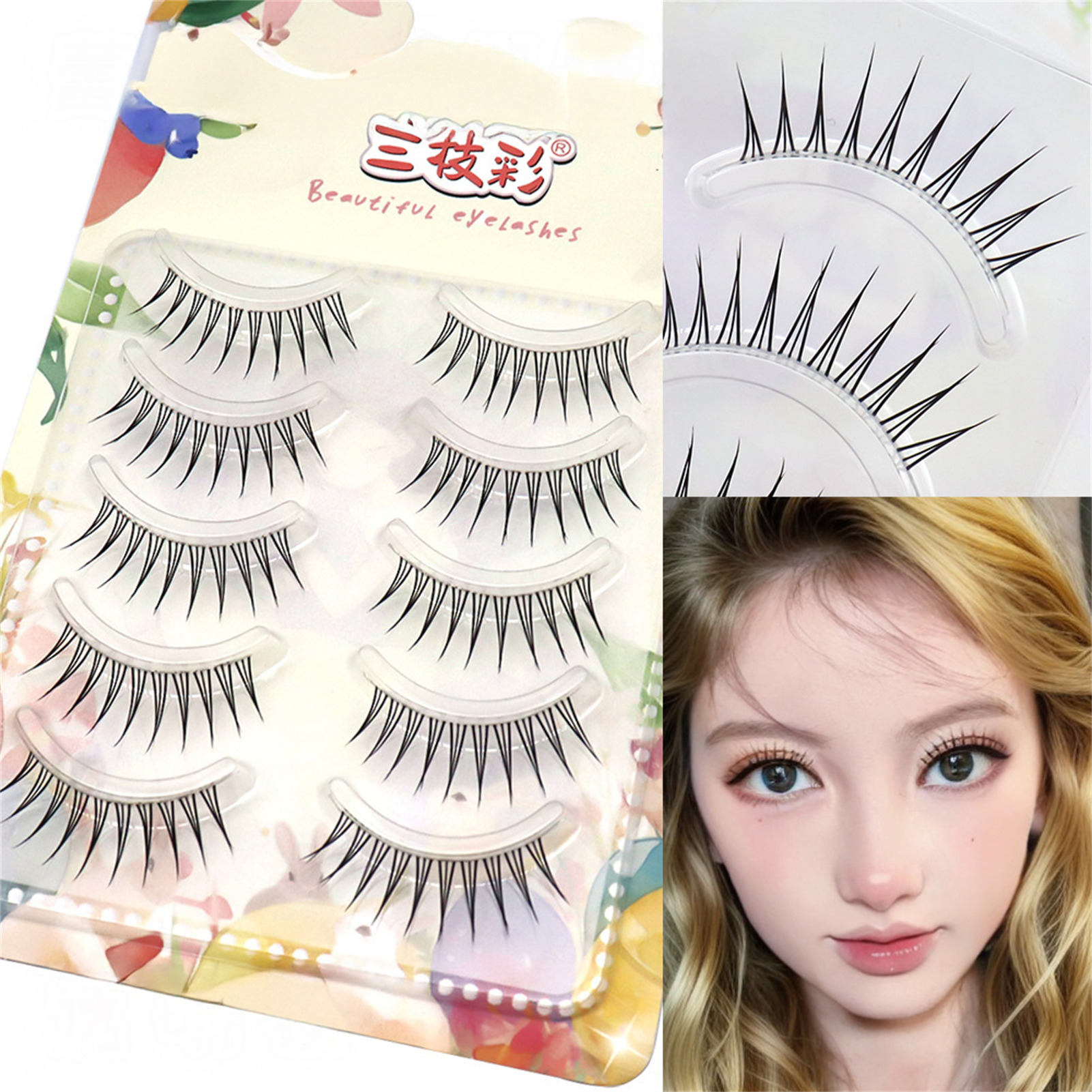 5 Pairs Japanese Korean Style  - Eyelash Extension Japanese Style review and price