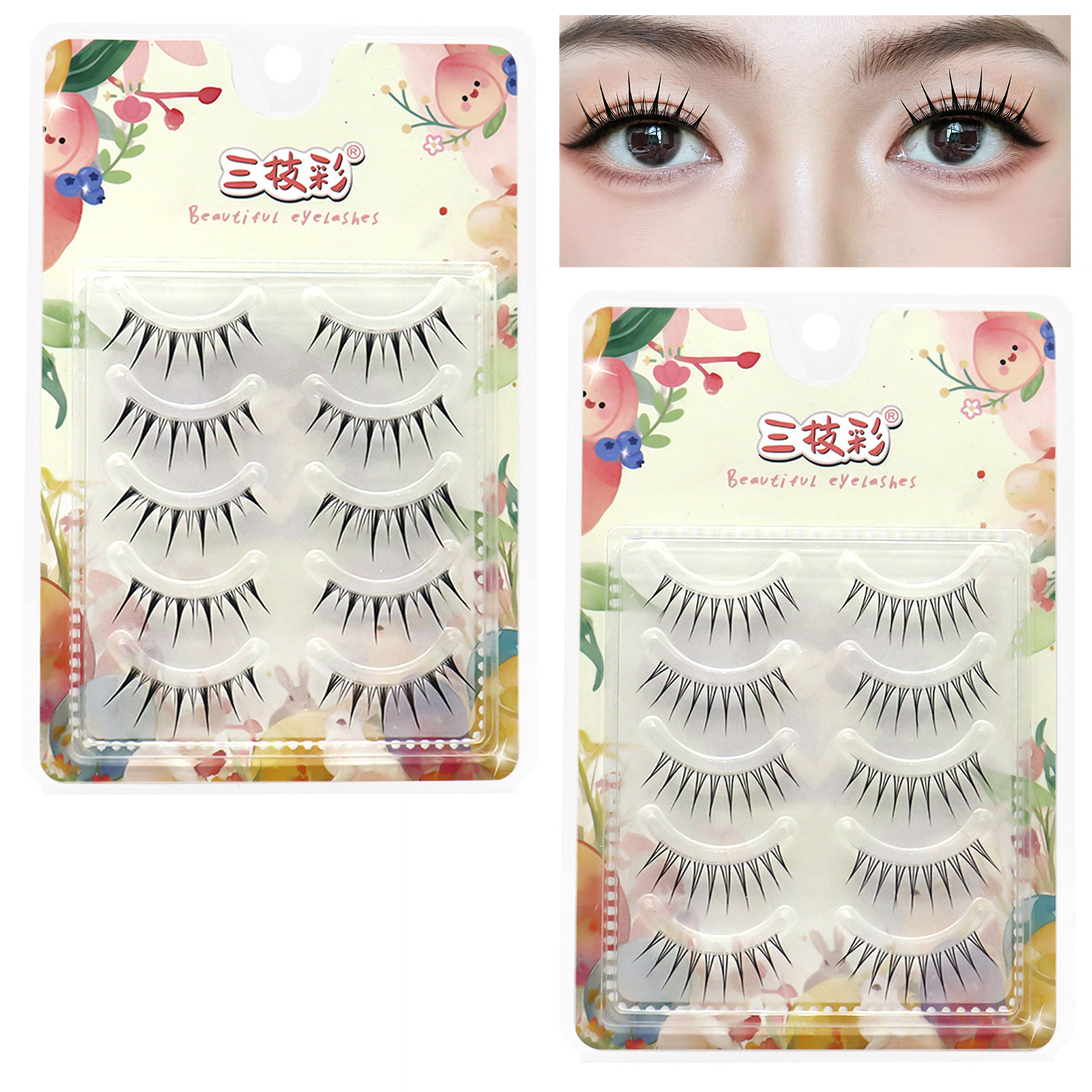 5 Pairs Japanese Korean Style  - Eyelash Extension Japanese Style review and price