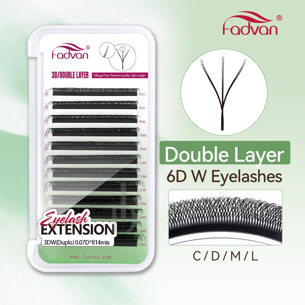 FADVAN 6D-W shaped eyelash ext - Eyelash Extension Volume Lashes review and price