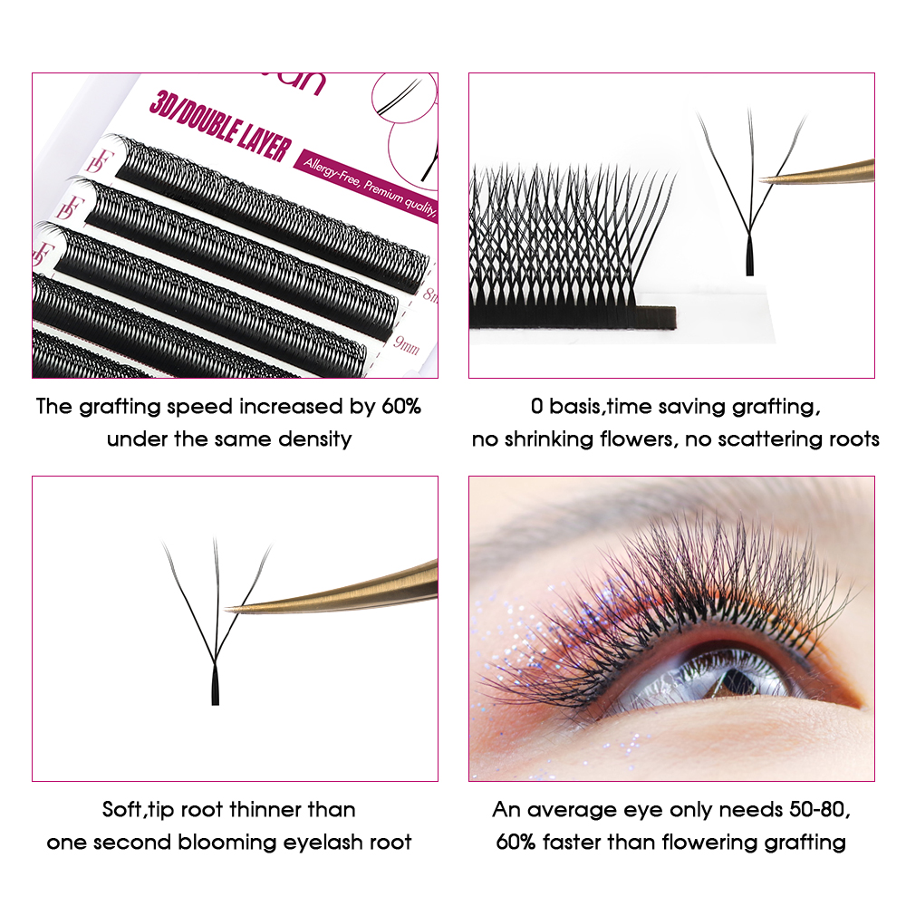 FADVAN 6D-W shaped eyelash ext - Eyelash Extension Volume Lashes review and price