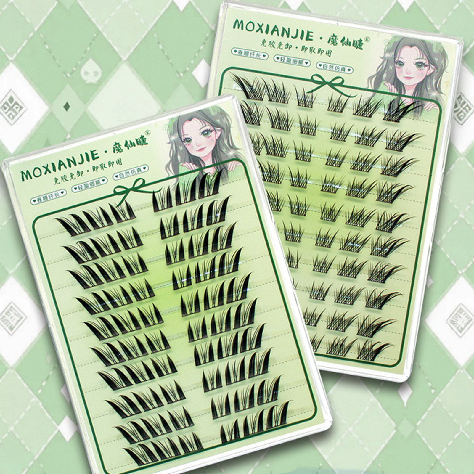 10 Rows Glue-free Chinese Foxe - Eyelash Extension In Chinese review and price
