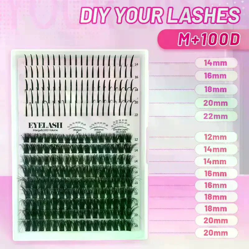 Lash Clusters Kit Lash Spikes  - Eyelash Extension Volume Lashes review and price