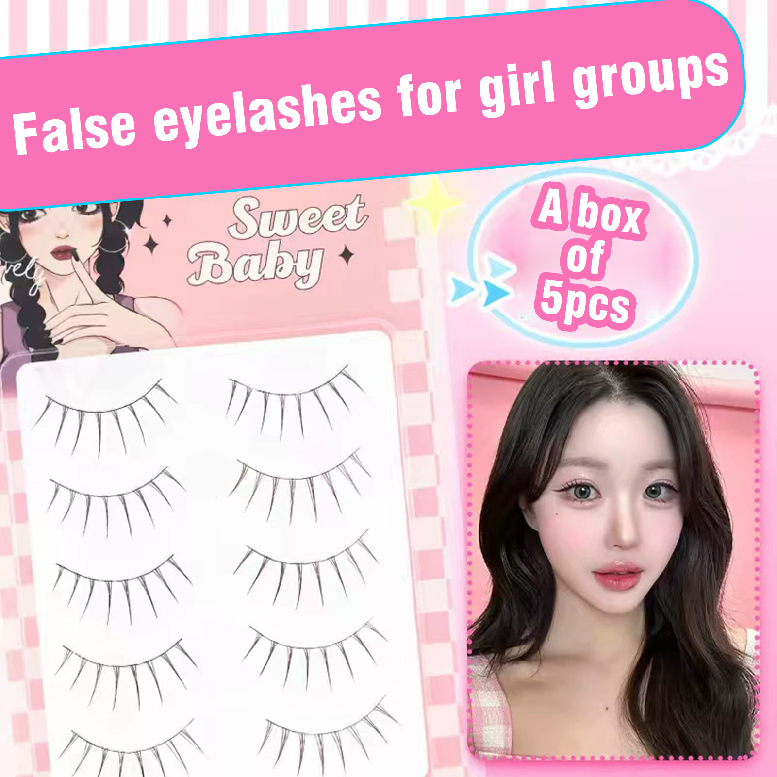 One Piece False Eyelashes Japa - Eyelash Extension Japanese Style review and price