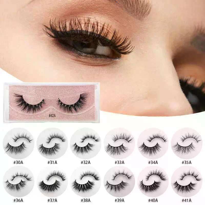 Eyelashes 3D Mink Lashes Natur - Eyelash Extension Volume Lashes review and price