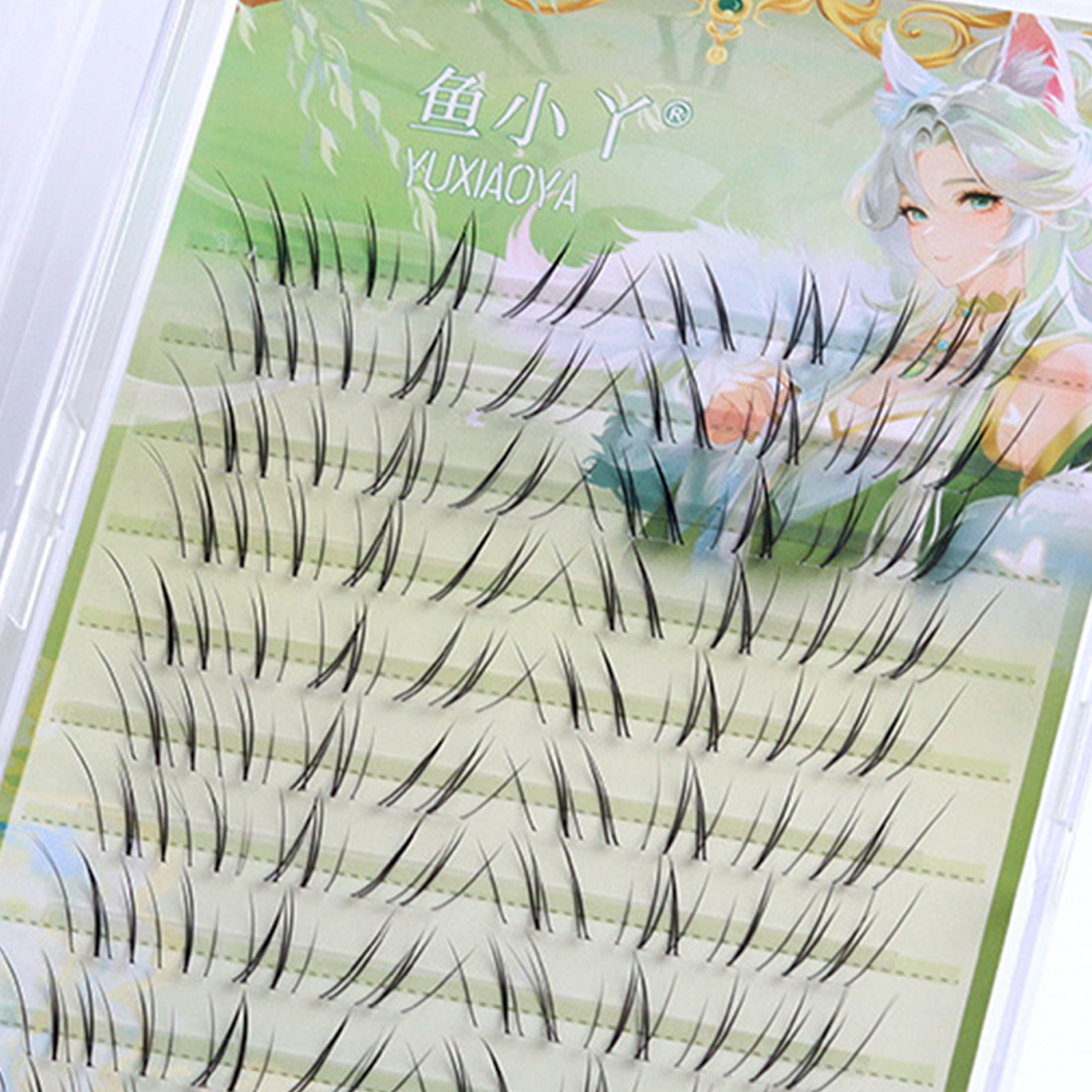 10 Rows Foxes Tail False Eyela - Eyelash Extension In Chinese review and price
