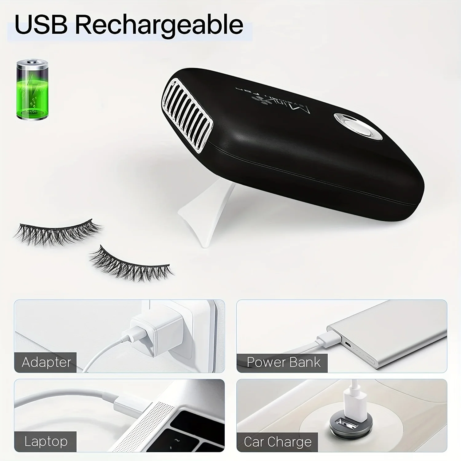 Mini Lash Fan Portable Eyelash - Eyelash Extension Volume Lashes review and price