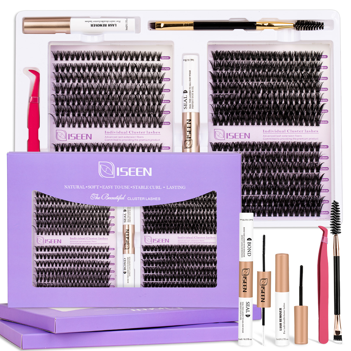 Eyelash Clusters Kit Soft Volu - Eyelash Extension Volume Lashes review and price