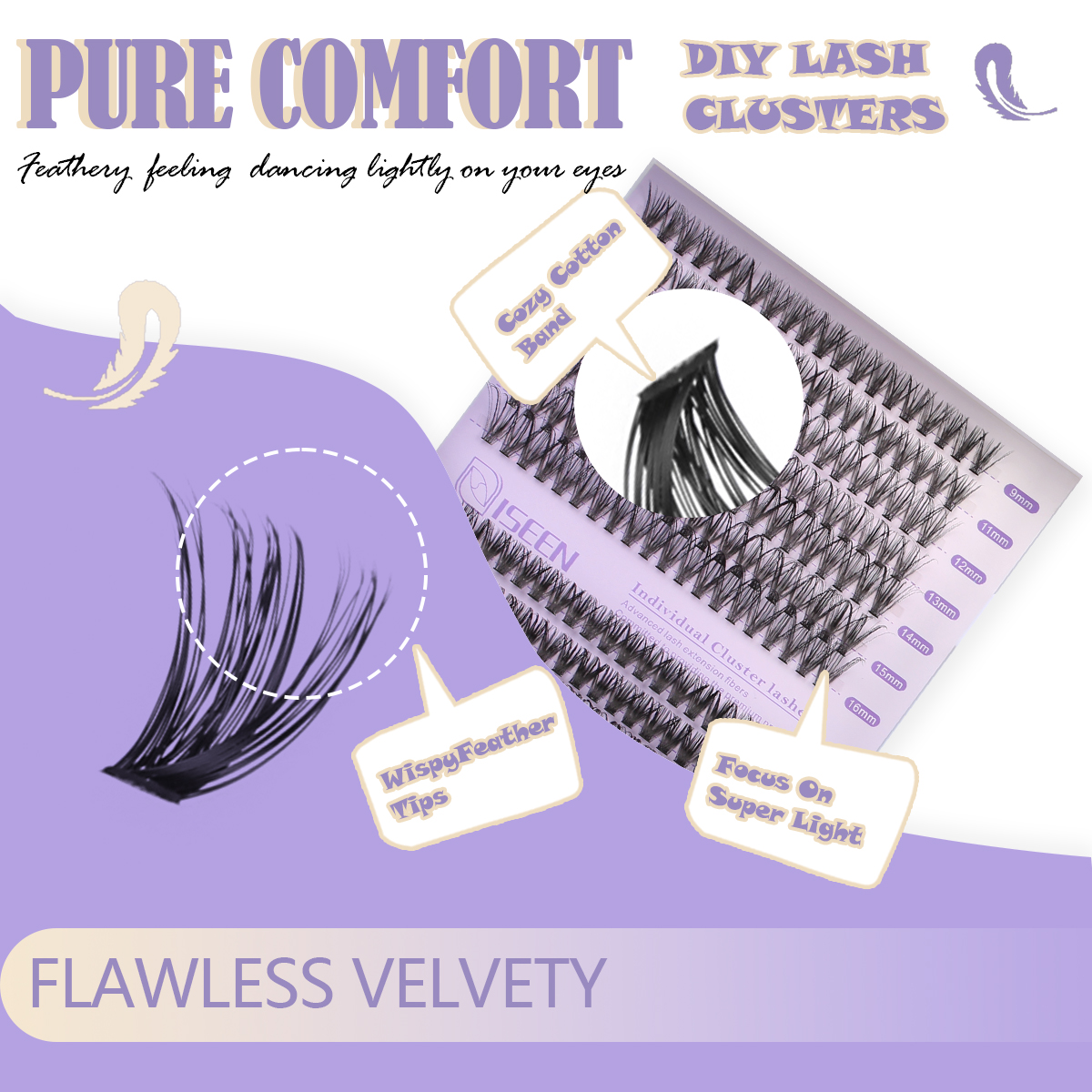 Eyelash Clusters Kit Soft Volu - Eyelash Extension Volume Lashes review and price
